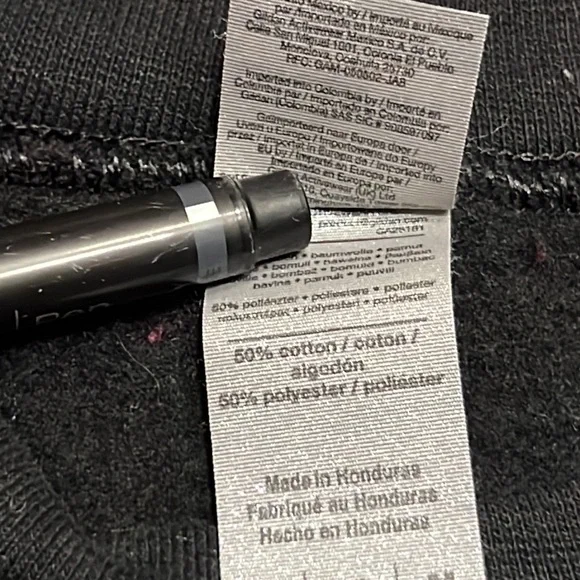 TLC Black Gildan Heavy Blend Crew Neck Sweatshirt Sz M GUC - Picture 5 of 11